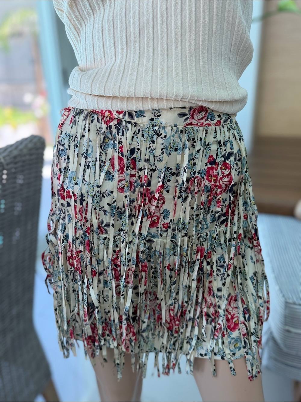 Silk skirt